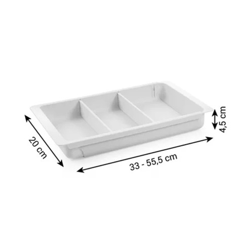 Porta utensili estensibile da cassetto Flexispace Tescoma dimensioni