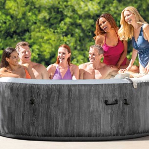 Idromassaggio gonfiabile Pure Spa Greywood Deluxe 6 posti 216x71 cm INTEX 28442 2