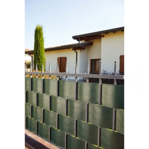 Striscia occultazione rigata 0,19x26 m marrone Verdemax 2