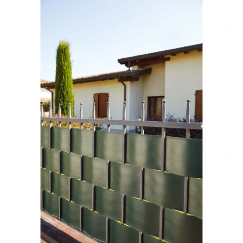 Striscia occultazione rigata 0,19x26 m verde Verdemax