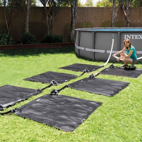 Pannello solare in PVC per piscine Intex 28685 collegamento multiplo