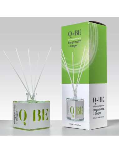 Diffusore ambiente Q-BE fragranza Bergamotto & ginger 500ml