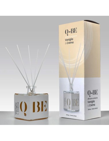 Diffusore ambiente Q-BE fragranza Vaniglia & crema 500ml