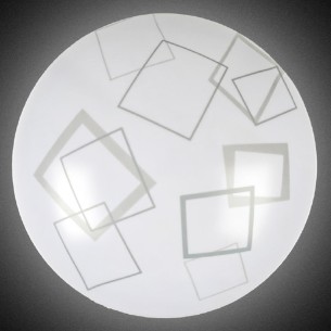 Lara plafoniera LED, bianco, Ø 49 cm, luce naturale Novecento 2