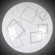 Lara plafoniera LED, bianco, Ø 49 cm, luce naturale Novecento