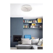 Mila plafoniera LED, bianco, Ø 38 cm, luce naturale Novecento