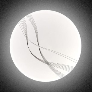 Mila plafoniera LED, bianco, Ø 38 cm, luce naturale Novecento 2