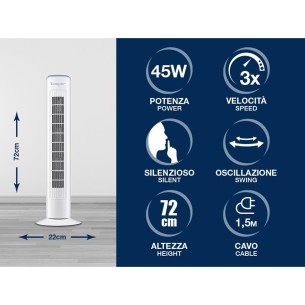 Beper ventilatore a colonna 40W 2