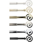 Kit bastone tenda estensibile da 70 a 120 cm mini Ø12 mm Spirale Errebi