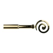 Kit bastone per tenda estensibile oro Spirale 70/120 cm Mini Ø 12 mm Errebi