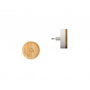 Kit-campanello-ecologico-Bamboo-wireless-Kinetic-Avidsen