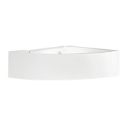 Applique Mykonos in gesso bianco verniciabile 1xE14