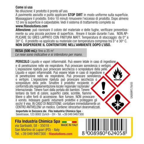 Protettivo anti sporco FILA DIRT 500ml