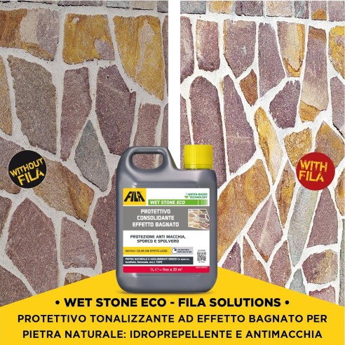 FILA WET STONE ECO protettivo consolidante effetto bagnato