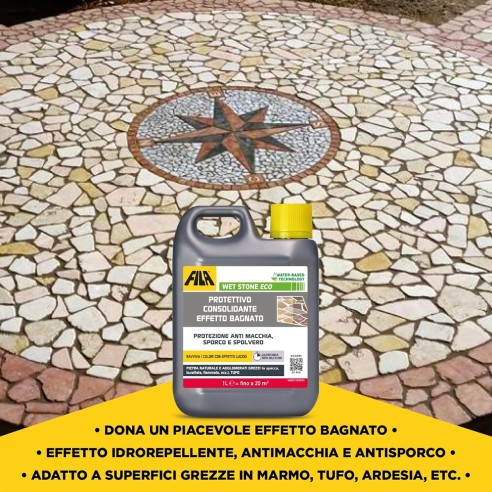 FILA WET STONE ECO protettivo consolidante effetto bagnato