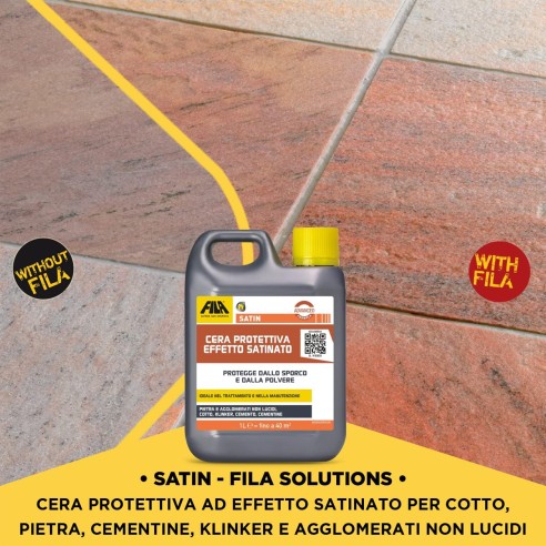 Cera protettiva effetto satinato FILA SATIN 1L