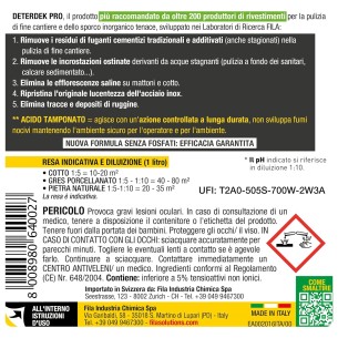 FILA DETERDEK PRO lavaggio di fine cantiere 1L 2