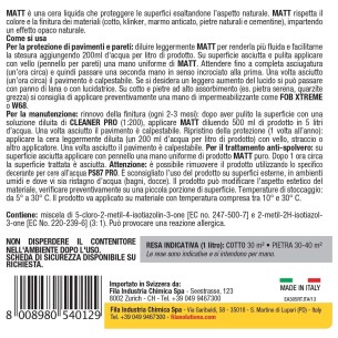 Cera protettiva effetto naturale FILA MATT 1L 2