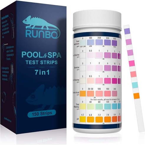 Strisce test acqua durezza,...