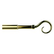 Kit bastone tenda estensibile 40/70cm Mini Ø12 mm Ricciolo oro Errebi