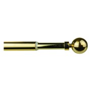 Kit bastone tenda estensibile 40/70 cm Mini Ø12 mm Palla oro Errebi