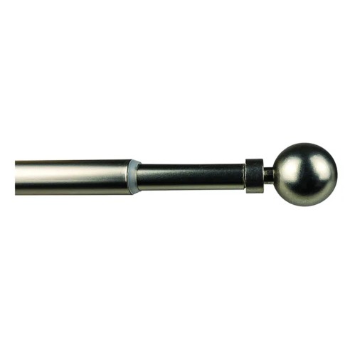 Kit bastone tenda estensibile 40/70 cm Mini Ø12 mm Palla nichel Errebi