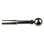 Kit bastone tenda estensibile 40/70 cm Mini Ø12 mm Palla nichel Errebi