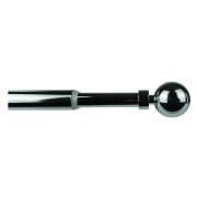Kit bastone tenda estensibile 40/70 cm Mini Ø12 mm Palla cromo Errebi