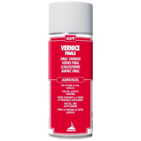 Vernice finale spray per pittura a olio 400 ml