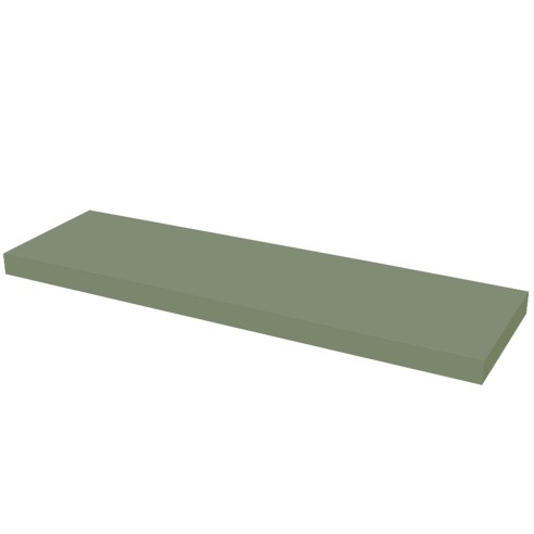 Kimono mensola tamburata XL4 verde oliva laccato