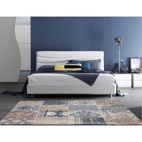 Tappeto salotto ciniglia Modern Kilim 1B Sobel ambientato