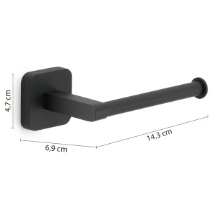 Gedy Tonga portarotolo nero matt 2
