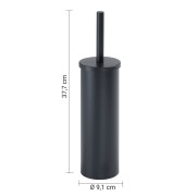 Gedy Tonga scopino bagno nero matt