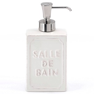 Gedy Vivienne dosasapone ceramica bianco