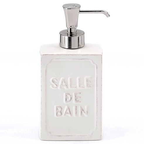 Gedy Vivienne dosasapone ceramica bianco
