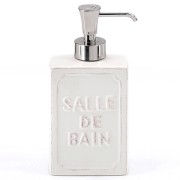 Gedy Vivienne dosasapone ceramica bianco