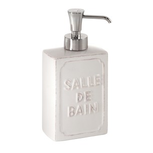 Gedy Vivienne dosasapone ceramica bianco 2