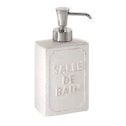 Gedy Vivienne dosasapone ceramica bianco