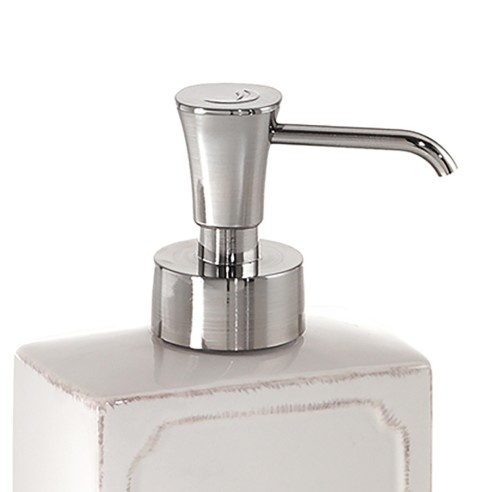 Gedy Vivienne dosasapone ceramica bianco