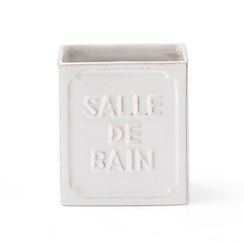 Gedy Vivienne porta spazzolini ceramica bianco