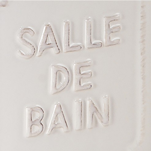 Gedy Vivienne porta spazzolini ceramica bianco dettaglio