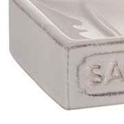 Vivienne portasapone bianco dettaglio