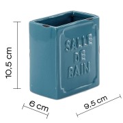 Gedy Vivienne porta spazzolini blu