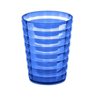 Glady bicchiere porta spazzolini blu