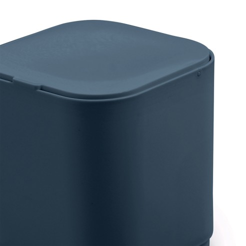 Seventy poubelle da tavolo 1,2 L blu petrolio