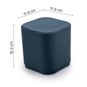Seventy poubelle da tavolo 1,2 L blu petrolio dimensioni