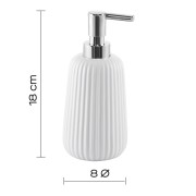 Marika dosasapone ceramica bianco