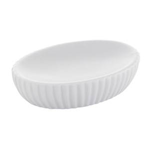 Marika portasapone ceramica bianco