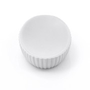 Marika portasapone ceramica bianco