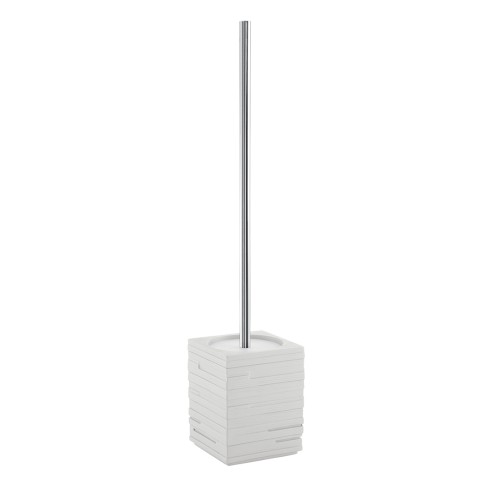 Gedy Quadrotto scopino bagno resina bianco